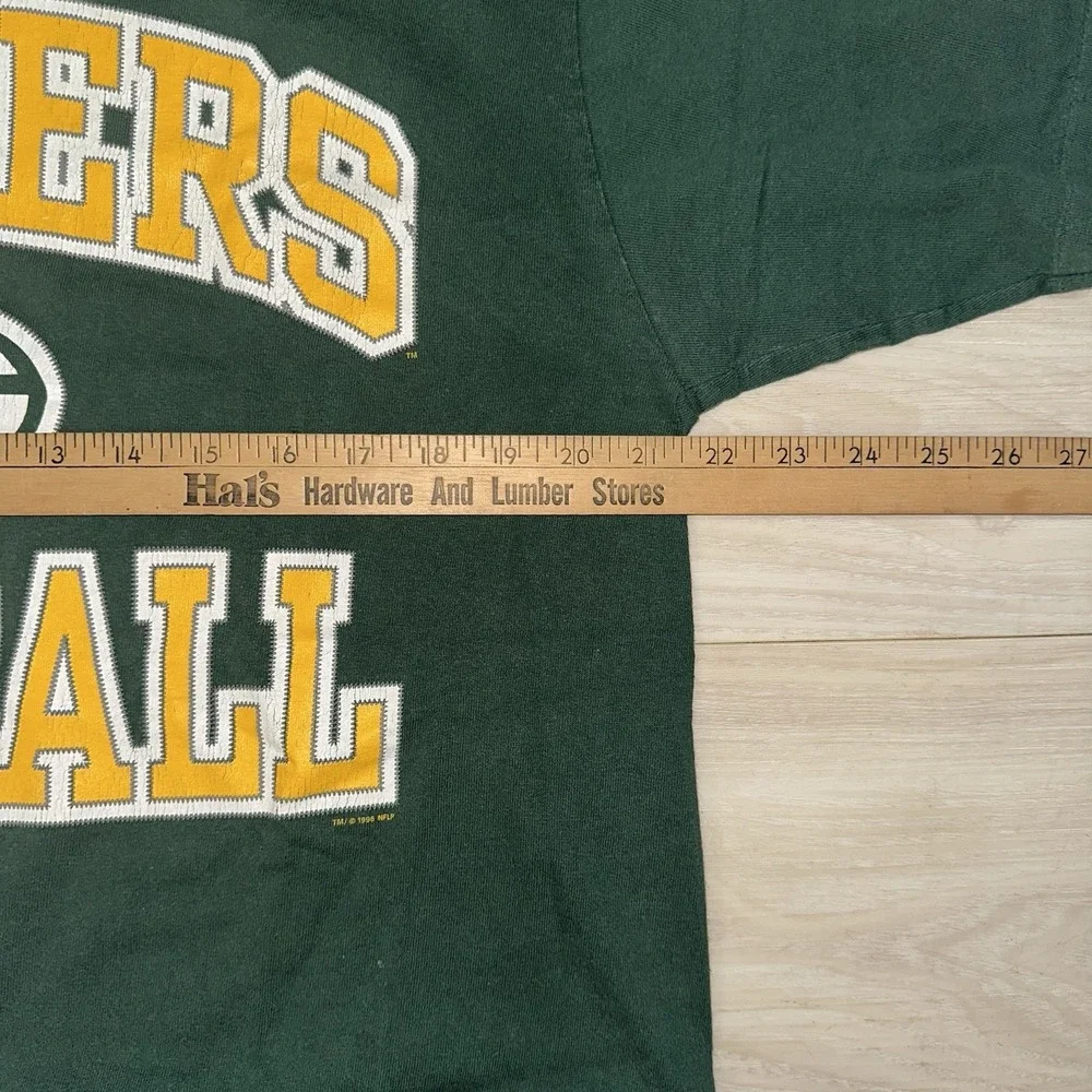 Vintage Green Bay‎ Packers Green Shirt Mens XL Starter Single Stitch NFL 90s USA